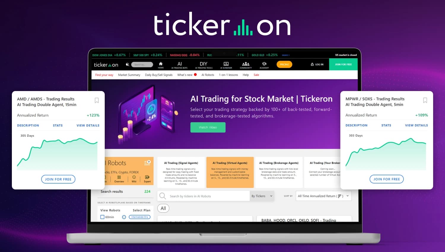 Tickeron preview