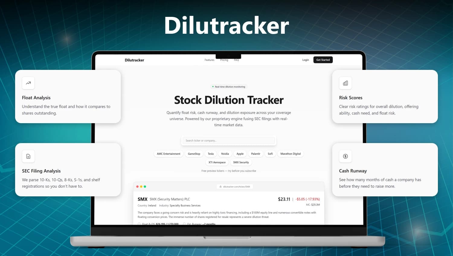 Dilutracker preview